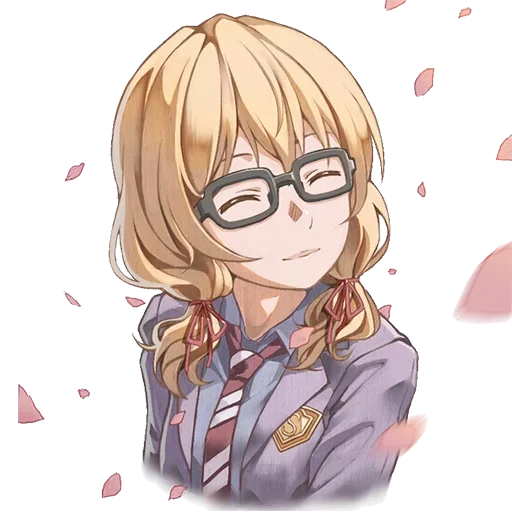 ☺️ Стикер «Your Lie in April» для Telegram
