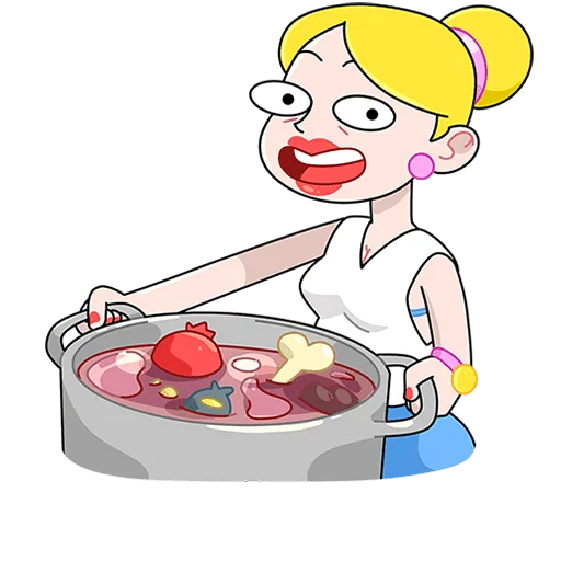 🍜 Стикер «Ваша Мамаша Без Текста» для Telegram
