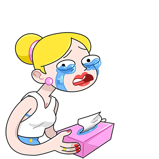 😭 Стикер «Ваша Мамаша Без Текста» для Telegram