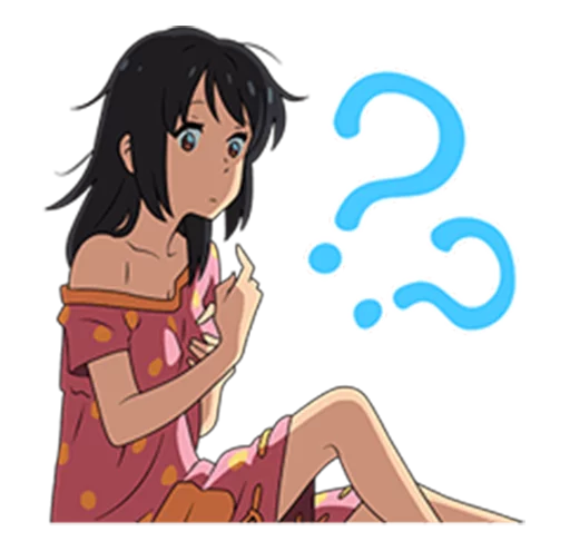 😳 Стикер «Your Name (Kimi no Na wa)» для Telegram