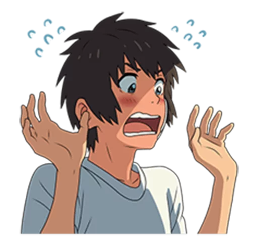 😳 Стикер «Your Name (Kimi no Na wa)» для Telegram