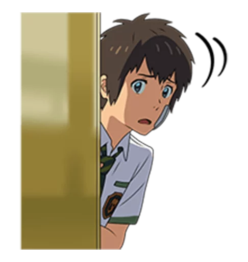 😕 Стикер «Your Name (Kimi no Na wa)» для Telegram