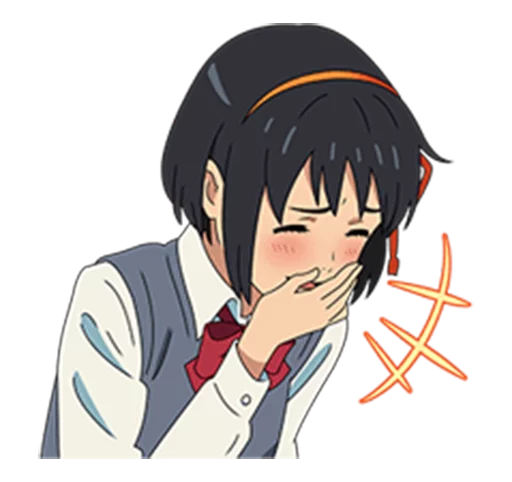 😂 Стикер «Your Name (Kimi no Na wa)» для Telegram
