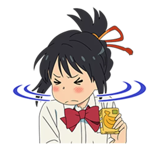 😣 Стикер «Your Name (Kimi no Na wa)» для Telegram