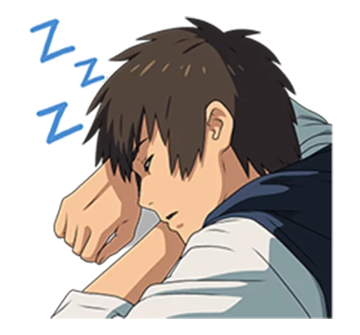 😪 Стикер «Your Name (Kimi no Na wa)» для Telegram
