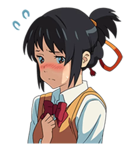 ☺️ Стикер «Your Name (Kimi no Na wa)» для Telegram