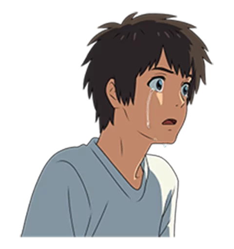 😢 Стикер «Your Name (Kimi no Na wa)» для Telegram