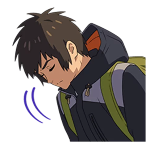 😌 Стикер «Your Name (Kimi no Na wa)» для Telegram