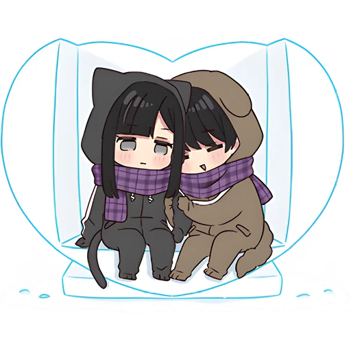 ❤️ Стикер «Юрудура тян Yurudara chan» для Telegram