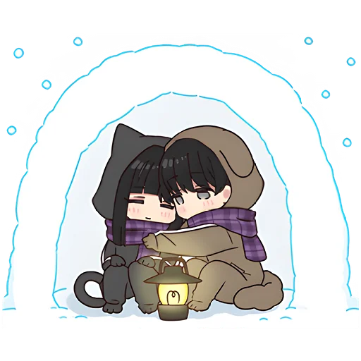 🥰 Стикер «Юрудура тян Yurudara chan» для Telegram