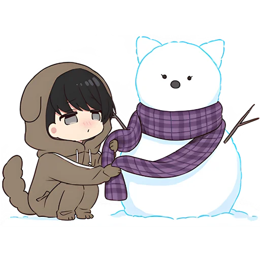 🙂 Стикер «Юрудура тян Yurudara chan» для Telegram