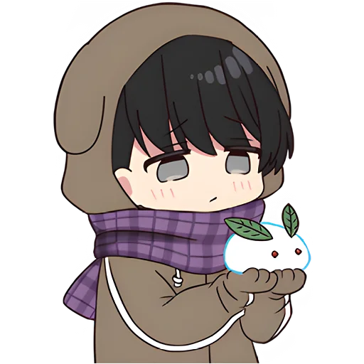 😒 Стикер «Юрудура тян Yurudara chan» для Telegram