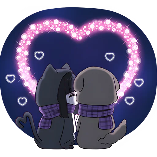 😍 Стикер «Юрудура тян Yurudara chan» для Telegram