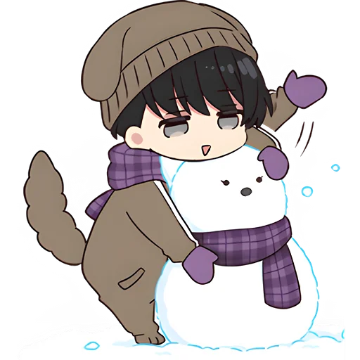 😁 Стикер «Юрудура тян Yurudara chan» для Telegram