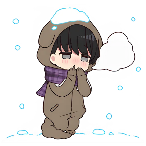 🥶 Стикер «Юрудура тян Yurudara chan» для Telegram