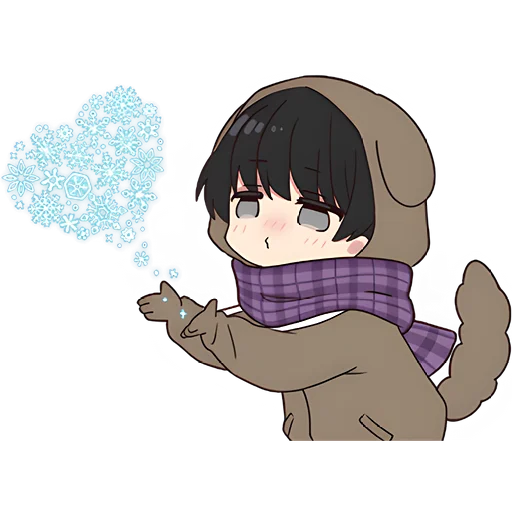 Стикерпак Юрудура тян Yurudara chan для Telegram