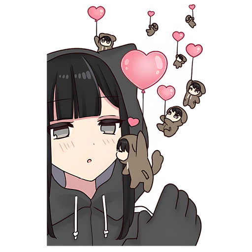 🥰 Стикер «yurudura kun Юрудура кун» для Telegram