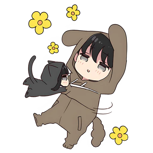 🥰 Стикер «yurudura kun Юрудура кун» для Telegram