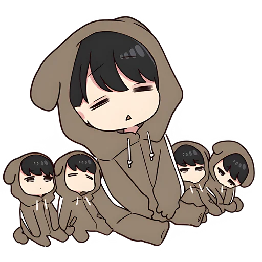 😴 Стикер «yurudura kun Юрудура кун» для Telegram