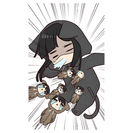 😭 Стикер «yurudura kun Юрудура кун» для Telegram