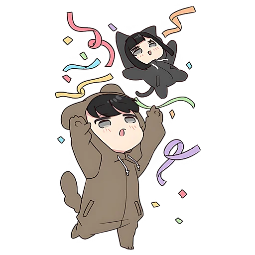 🥳 Стикер «yurudura kun Юрудура кун» для Telegram