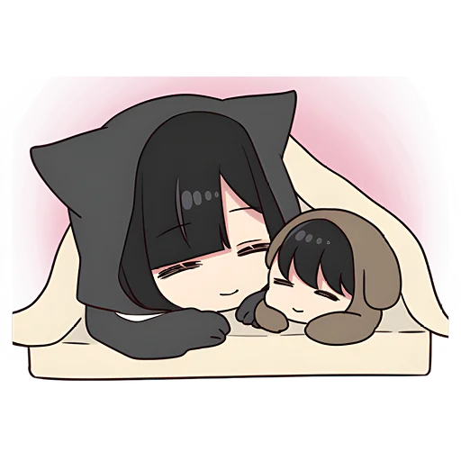 🥰 Стикер «Юрудура-тян Yurudara-chan» для Telegram