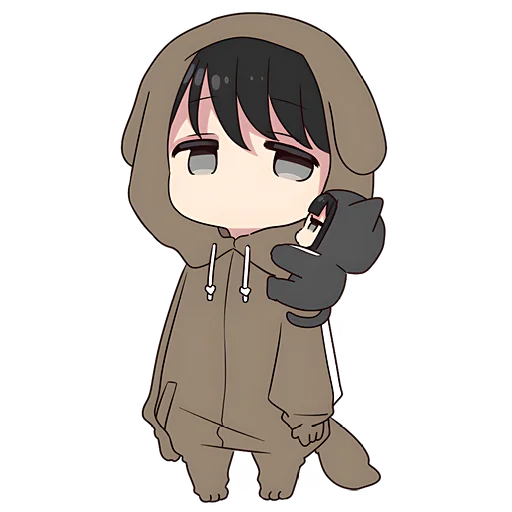 😘 Стикер «Юрудура-тян Yurudara-chan» для Telegram