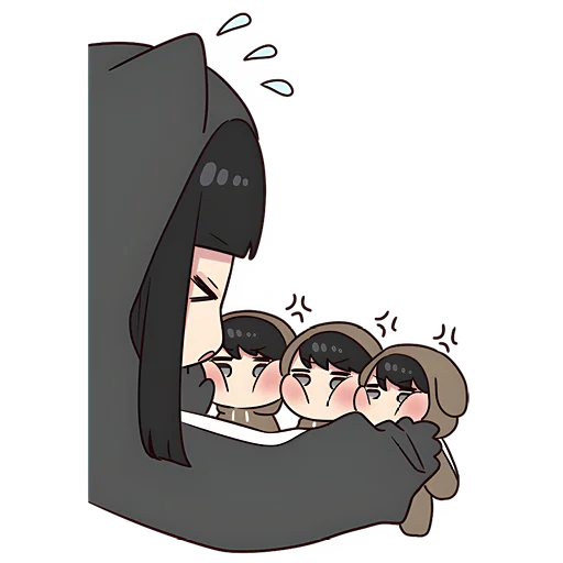 🥰 Стикер «Юрудура-тян Yurudara-chan» для Telegram