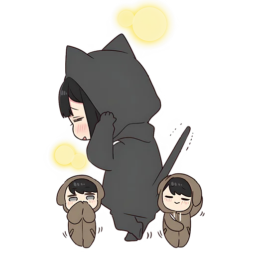 😳 Стикер «Юрудура-тян Yurudara-chan» для Telegram