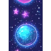 〰️ Эмодзи «твоя вселенная» для Telegram