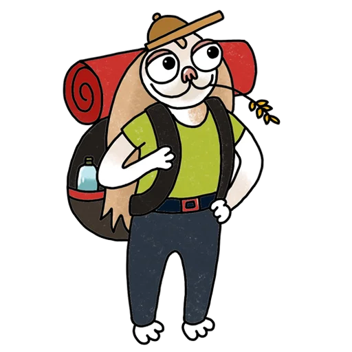 🚶 Стикер «Yozhik» для Telegram