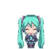 Стикер 6 Miku #anime #girl