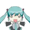 Стикер 11 Miku #anime #girl