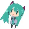 Стикер 28 Miku #anime #girl