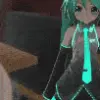 Стикер 30 Miku #anime #girl