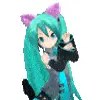 Стикер 9 Miku #anime #girl