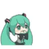 Стикер 12 Miku #anime #girl