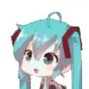 Стикер 19 Miku #anime #girl