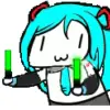 Стикер 32 Miku #anime #girl