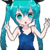 Стикер 10 Miku #anime #girl