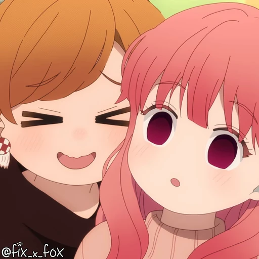 🤗 Стикер «Yubisaki to Renren» для Telegram