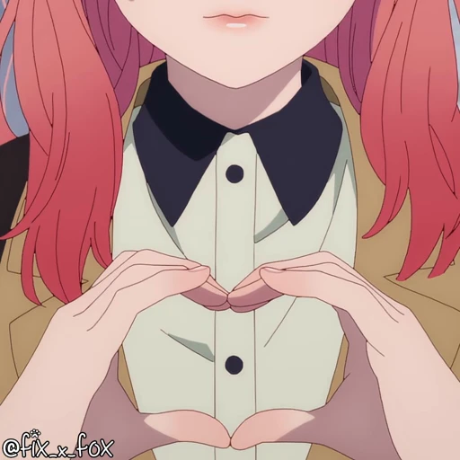 ❤️ Стикер «Yubisaki to Renren» для Telegram