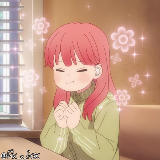 😋 Стикер «Yubisaki to Renren» для Telegram