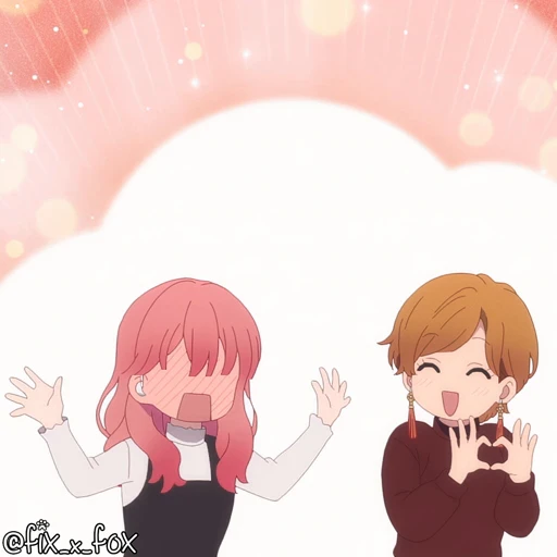 🙅‍♀️ Стикер «Yubisaki to Renren» для Telegram