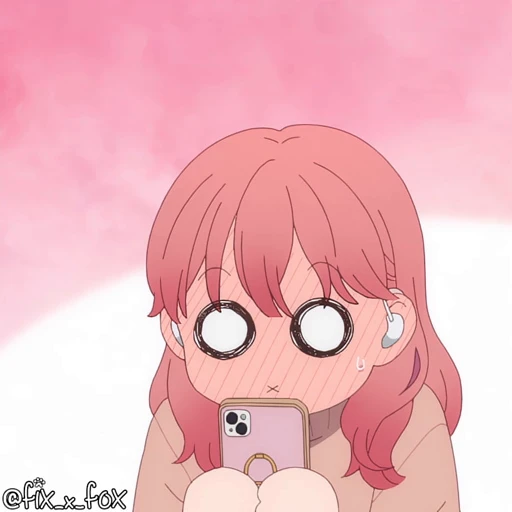 😳 Стикер «Yubisaki to Renren» для Telegram