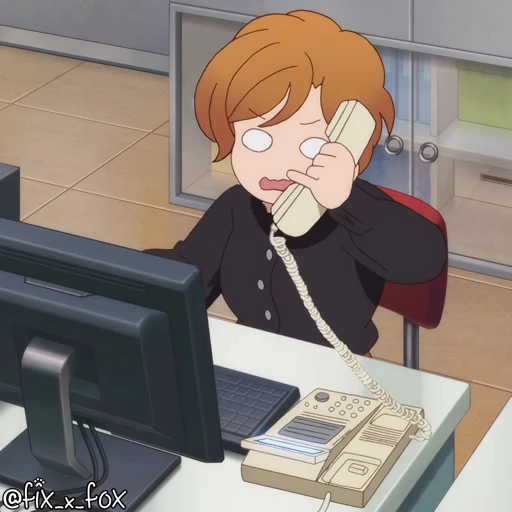 🤯 Стикер «Yubisaki to Renren» для Telegram