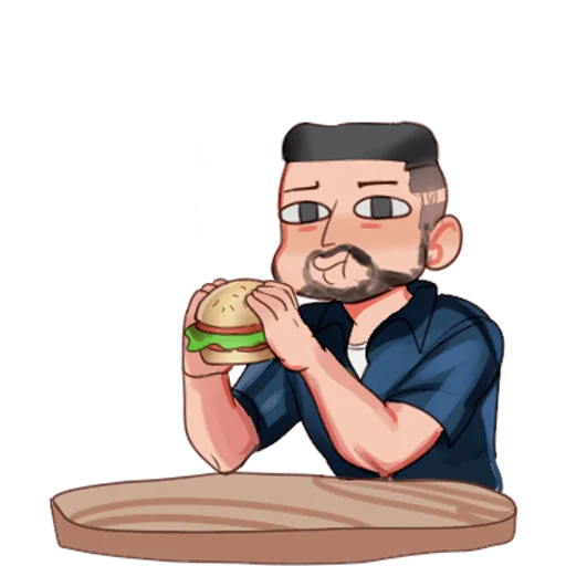 🍔 Стикер «Полицей» для Telegram