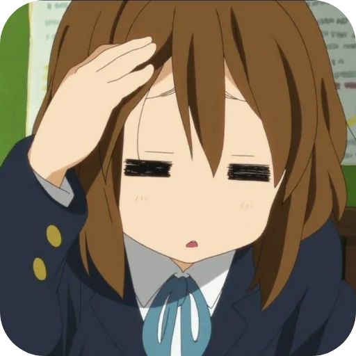 🤨 Стикер «Yui» для Telegram