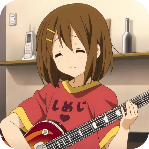 🎸 Стикер «Yui» для Telegram