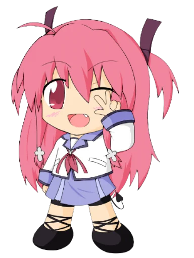 😊 Стикер «Yui Nyan Pack» для Telegram
